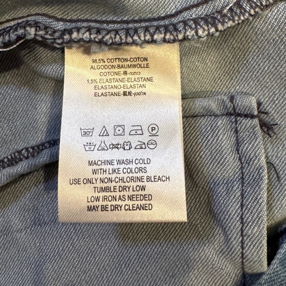 Free People Military Denim Jacket – Indigo Blue – Size M (NWT) - Picture 8 of 10